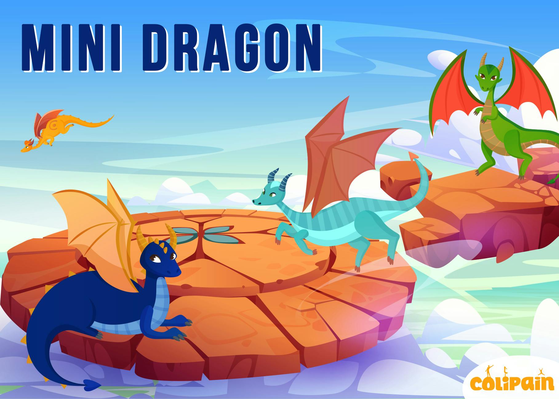 PM - Mini Dragon - Le dragon arc-en-ciel